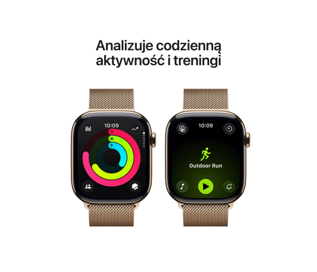 APPLE Apple Watch Series 11 GPS + Cellular 42mm Tytanowa koperta (złota) + bransoleta mediolańska (złota) - 1362427 - zdjęcie 4